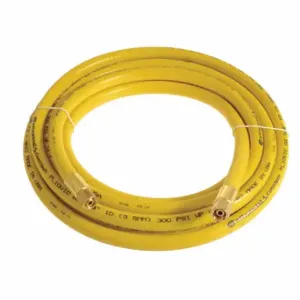 CONTINENTAL PLY03830-25-43 Air Hose, 3/8 Inch Hose Inside Dia, Yellow, Brass 1/4 Inch Fnpt X Brass 1/4 Inch Fnpt | CR2FUL 50JJ37