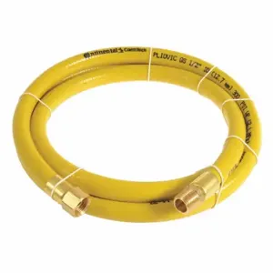 CONTINENTAL PLY05030-50-31 Air Hose, 1/2 Inch Hose Inside Dia, Yellow, Brass 1/2 I N Fnpt X Brass 1/2 Inch Mnpt | CR2FYP 50JJ65