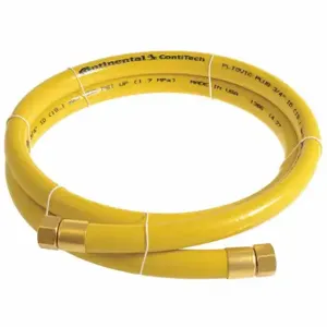 CONTINENTAL PLY07525-10-41 Air Hose, 3/4 Inch Hose Inside Dia, Yellow, Brass 3/4 Inch Fnpt X Brass 3/4 Inch Fnpt | CR2FXQ 50JK07