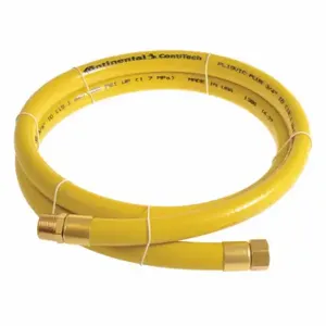 CONTINENTAL PLY07525-03-31 Air Hose, 3/4 Inch Hose Inside Dia, Yellow, Brass 3/4 Inch Fnpt X Brass 3/4 Inch Mnpt | CR2FHD 50JJ95