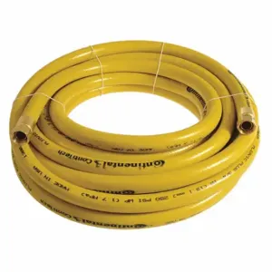 CONTINENTAL PLY07525-75-41 Air Hose, 3/4 Inch Hose Inside Dia, Yellow, Brass 3/4 Inch Fnpt X Brass 3/4 Inch Fnpt | CR2FGQ 50JK12