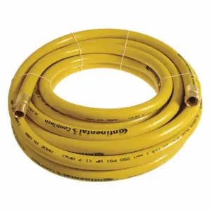 CONTINENTAL PLY07525-25-31 Air Hose, 3/4 Inch Hose Inside Dia, Yellow, Brass 3/4 Inch Fnpt X Brass 3/4 Inch Mnpt | CR2FHE 50JK01