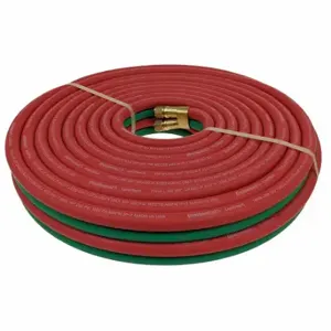 CONTINENTAL TWR-06-050BB Tw Inch Lengthine Welding Hose, 3/8 Inch Heightose Inside Dia, Green, Red, BB x BB | CR2KVF 61DV64