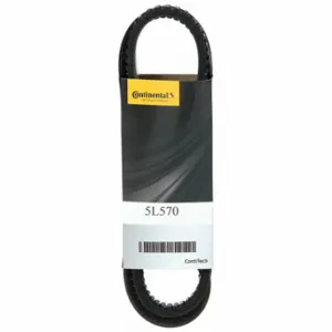 CONTITECH INC 5L570 Cogged V-Belt, 5L570, 57 Inch Outside Length, 21/32 Inch Top Width, 25/64 Inch Thick | CR2LLP 459K32