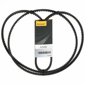 CONTITECH INC AX87 Cogged V-Belt, Ax87, 89 Inch Outside Length, 1/2 Inch Top Width, 5/16 Inch Thick | CR2LPK 459P30