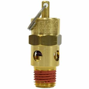 CONTROL DEVICES SA25-1A350 Hard Seat, 1/4 InchNPT Inlet, 350 PSI Preset Setting, Brass, Brass | CR2LUP 793PV1
