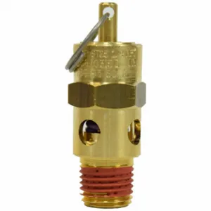 CONTROL DEVICES SA25-1A350 Hard Seat, 1/4 InchNPT Inlet, 350 PSI Preset Setting, Brass, Brass | CR2LUP 793PV1