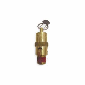 CONTROL DEVICES SA25-1L165 Air Safety Valve, Hard Seat, 1/4 Inch MNPT Inlet Size, 165 psi Preset Setting | CH9PBD 5A714
