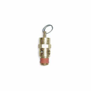 CONTROL DEVICES ST25-1A060 Air Safety Valve, Soft Seat, 1/4 Inch MNPT Inlet Size, 60 psi Preset Setting | CH9PCB 5A707