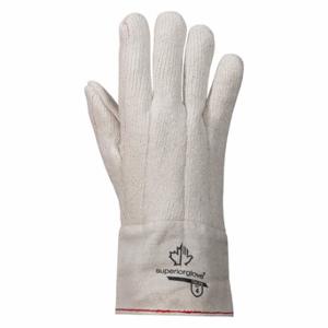 COOL GRIP TRKDPB Knit Gloves, Size L, Glove Hand Protection, 500 Deg F Max Temp, Cotton, Safety Cuff, 1 PR | CR2LWH 803J31