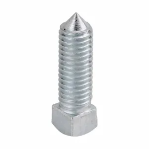 COOPER B-LINE 1/2X2CNPSSZN Square Head Cone Point Set Screw, 1/2 x 2 Inch Size, Electro Plated Zinc | CH7URP