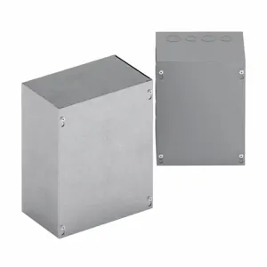 COOPER B-LINE 86 SCF Flush Mount Cover, 9.5 x 7.5 Inch Size, Type 1, Gray, Steel | CH7CTJ