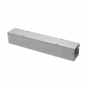COOPER B-LINE 4436 G Wiring Trough, 36 x 4 x 4 Inch Size, Screw Covered, Steel, Gray | CH7VCZ