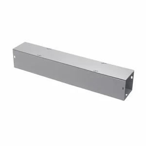 COOPER B-LINE 6612 GGV NK Wiring Trough, 12 x 6 x 6 Inch Size, Screw Covered, Galvanized Steel, Gray | CH7VJN