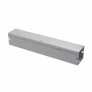 COOPER B-LINE 4472 HSNK Wireway, 72 x 4 x 4 Inch Size, Hinged Covered, Steel, Gray | CH7VFW