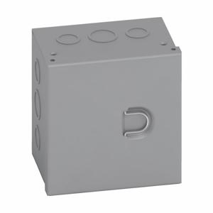 COOPER B-LINE 884 HC NK Junction Box, Type 1, 4 x 8 x 8 Inch Size, Hinged Cover, Carbon Steel | CH7CVC