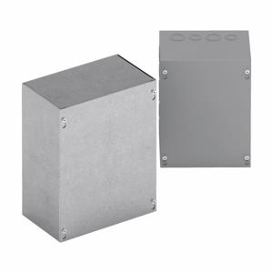 COOPER B-LINE 30304 SCGV NK Junction Box, Type 1, 4 x 30 x 30 Inch Size, Screw Cover, Galvanized Steel | CH7BCU
