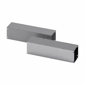 COOPER B-LINE 121248 GTGV NK Wiring Trough, 48 x 12 x 12 Inch Size, Screw Covered, Galvanized Steel, Gray | CH7UPD