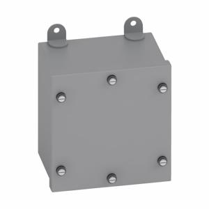 COOPER B-LINE 18184 WPSC Junction Box, 4 x 18 x 18 Inch Size, Screw Cover, Carbon Steel | CH7AAX
