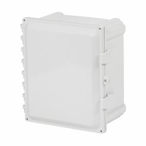 COOPER B-LINE 864-4XPCQR JIC Panel Enclosure, 5.9 x 8.7 x 9.4 Inch Size, Hinged Cover, Polycarbonate | CH7CQW