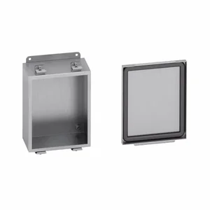 COOPER B-LINE 14126-4XALC JIC Panel Enclosure, 6 x 12 x 14 Inch Size, Screw Cover, Aluminium | CH6ZPK