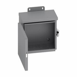 COOPER B-LINE 884 RHC Panel Enclosure, 8 x 4 x 8 Inch Size, Hinged cover, Carbon steel | CH7CVD