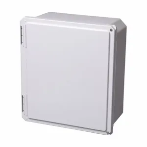 COOPER B-LINE 864-SDF JIC Panel Enclosure, 4.31 x 7.79 x 9.41 Inch Size, Hinged Cover, Fiberglass | CH7CRT