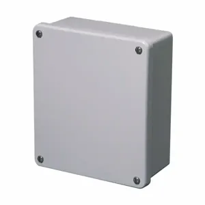 COOPER B-LINE 14126-4XFCHQRC JIC Panel Enclosure, 6.25 x 13.50 x 15.50 Inch Size, Hinged Cover, Fiberglass | CH6ZPL