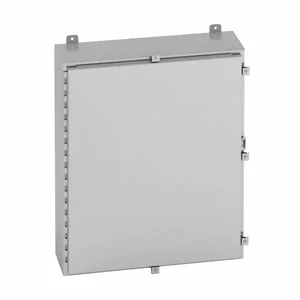 COOPER B-LINE 302416-4XSS6 Wall Mounted Panel Enclosure, 16 x 24 x 30 Inch Size, Hinged Cover, 316SS | CH7BAF