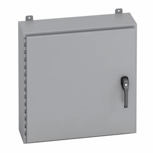 COOPER B-LINE 363010-43PT Wall Mounted Panel Enclosure, 10 x 30 x 36 Inch Size, Hinged Cover, Carbon Steel | CH7BHB