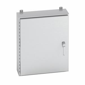 COOPER B-LINE 483616-4XS3PT Wall Mounted Panel Enclosure, 16 x 36 x 48 Inch Size, Hinged Cover, 304SS | CH7BWB