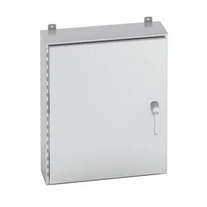 COOPER B-LINE 242010-4XSS63PT Wall Mounted Panel Enclosure, 10 x 20 x 24 Inch Size, Hinged Cover, 316SS | CH7ANC