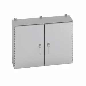 COOPER B-LINE 424812-4XSD3PT Wall Mounted Panel Enclosure, 12 x 48 x 42 Inch Size, Hinged Cover, 304SS | CH7BQN