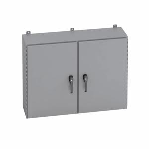 COOPER B-LINE 366012-4D3PT Wall Mounted Panel Enclosure, 12 x 60 x 36 Inch Size, Hinged Cover, Carbon Steel | CH7BMC
