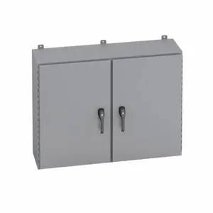 COOPER B-LINE 244210-4D3PT Wall Mounted Panel Enclosure, 10 x 42 x 24 Inch Size, Hinged Cover, Carbon Steel | CH7AVX