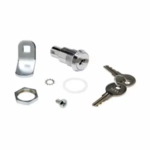 COOPER B-LINE 25352 A Flush Lock, JIC Enclosure, Bright Plated, Steel | CH7AXE