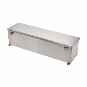 COOPER B-LINE 4436-4XSWT Wiring Trough, 36 x 4 x 4 Inch Size, Hinged Covered, 304SS | CH7VCY