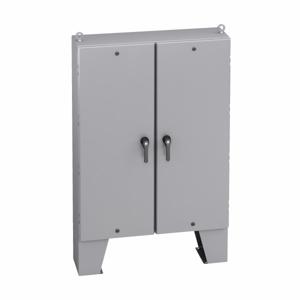 COOPER B-LINE 624810-4FD3PT Ground Mounted Panel Enclosure, 10 x 48 x 62 Inch Size, Carbon Steel | CH7CCD