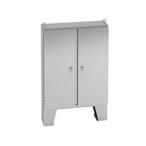 COOPER B-LINE 624818-4XSS6FD3PT Ground Mounted Panel Enclosure, 18 x 48 x 62 Inch Size, 316SS | CH7CCM