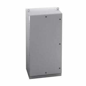 COOPER B-LINE 722418-4FSQT Ground Mounted Panel Enclosure, 18 x 24 x 72 Inch Size, Carbon Steel | CH7CJY