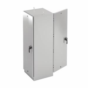 COOPER B-LINE 723624-4XSFSDA3PT Ground Mounted Panel Enclosure, 36 x 36 x 72 Inch Size, 304SS | CH7CLK