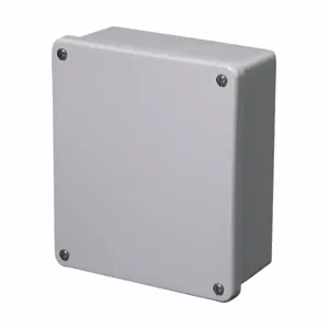 COOPER B-LINE 763-4XFSC JIC Panel Enclosure, 3.19 x 6.63 x 7.63 Inch Size, Screw Cover, Fiberglass | CH7CPP