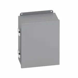 COOPER B-LINE 664-12CHQRC JIC Panel Enclosure, 4 x 6 x 6 Inch Size, Hinged Cover, Carbon Steel | CH7CFT