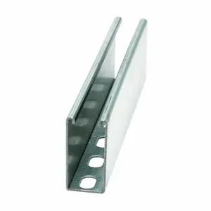 COOPER B-LINE B11SH-120HDG B11 Strut Channel, 3.25 x 120 x 1.62 Inch Size, Steel, Hot Dipped Galvanized | CH7KXC