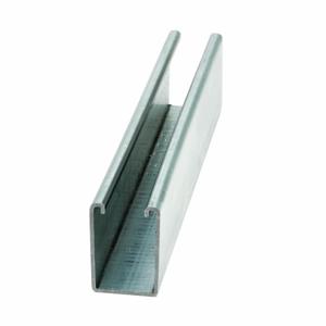 COOPER B-LINE B12-240HDG Strut Channel, 2.43 x 240 x 1.62 Inch Size, Steel, Hot Dipped Galvanized | CH7KYD