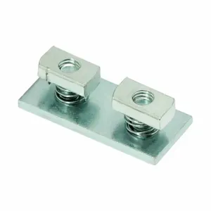 COOPER B-LINE B129PAGRN Splice Plate, Two Holes, 0.23 x 3.5 x 1.62 Inch Size, Steel | CH7WLU