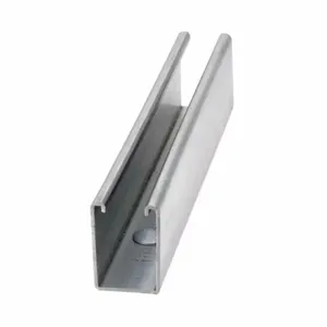 COOPER B-LINE B12KO6-120AL Strut Channel, 2.43 x 120 x 1.62 Inch Size, Aluminium | CH7KYY