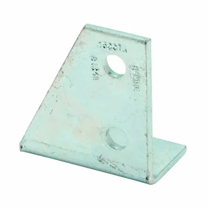 COOPER B-LINE B134LHDG Gussetted Corner Angle, 90 Deg., Four holes, 4.20 x 3.5 x 1.62 Inch Size | CH7KZT