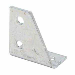 COOPER B-LINE B134RZN Gussetted Corner Angle, 90 Deg., Four holes, 3.5 x 3.93 x 1.87 Inch Size | CH7KZY