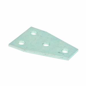 COOPER B-LINE B136HDG Tee Gusset Plate, Four Holes, 5.37 x 3.5 x 1.62 Inch Size, Steel | CH7WMY